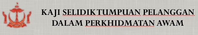 Kaji Selidik Tumpuan Pelanggan - MoD