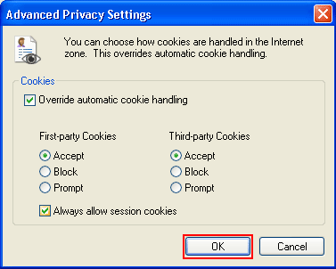 click ok
